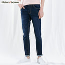 Metersbonwe Straight Jeans Men 2019 Spring Autumn New Casual Youth Trend Slim Jeans Mens  Pants Men Trousers - KARZIZ