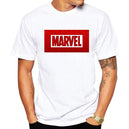 LUSLOS 2019 Men's Casual Marvel Printed T Shirt Fashion Streetwear O-Neck Male Tshirt Man T-shirt Tee Top camiseta masculina - KARZIZ