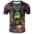 Horror Movie It Penny Wise Clown Joker 3D Print Tshirt Men/Women Hip Hop Streetwear Tee T shirt 90s Boys Cool Clothes Man Tops - KARZIZ
