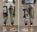 Streetwear Men's Multi Pockets Cargo Harem Pants - KARZIZ