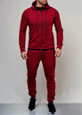 Hirigin 2 pieces Autumn Running tracksuit men Sweatshirt Sports Set Gym Clothes Men Sport Suit Training Suit Sport Wear - KARZIZ