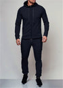 Hirigin 2 pieces Autumn Running tracksuit men Sweatshirt Sports Set Gym Clothes Men Sport Suit Training Suit Sport Wear - KARZIZ