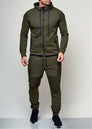 Hirigin 2 pieces Autumn Running tracksuit men Sweatshirt Sports Set Gym Clothes Men Sport Suit Training Suit Sport Wear - KARZIZ