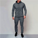 Hirigin 2 pieces Autumn Running tracksuit men Sweatshirt Sports Set Gym Clothes Men Sport Suit Training Suit Sport Wear - KARZIZ