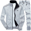 Tracksuits Men Polyester Sweatshirt Sporting Fleece - KARZIZ