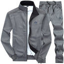 Tracksuits Men Polyester Sweatshirt Sporting Fleece - KARZIZ