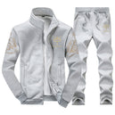 Tracksuits Men Polyester Sweatshirt Sporting Fleece - KARZIZ