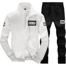 Tracksuits Men Polyester Sweatshirt Sporting Fleece - KARZIZ