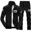 Tracksuits Men Polyester Sweatshirt Sporting Fleece - KARZIZ