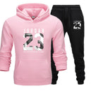 New Men Hoodies Suit Jordan 23 Tracksuit Sweatshirt Suit Fleece Hoodie+Sweat pants Jogging Homme Pullover 3XL Sporting Suit Male - KARZIZ