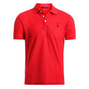 NEGIZBER New Man Polo Shirt Mens Casual Deer Embroidery Cotton Polo shirt Men Short Sleeve High Quantity polo men - KARZIZ