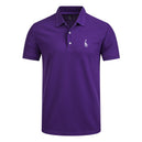 NEGIZBER New Man Polo Shirt Mens Casual Deer Embroidery Cotton Polo shirt Men Short Sleeve High Quantity polo men - KARZIZ