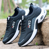 Men Running Shoes Air Cushion Sneakers Breathable Outdoor Walking Sport Shoes For Male Lace-up Casual Shoes Bubble Men Footwear - KARZIZ