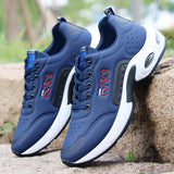 Men Running Shoes Air Cushion Sneakers Breathable Outdoor Walking Sport Shoes For Male Lace-up Casual Shoes Bubble Men Footwear - KARZIZ